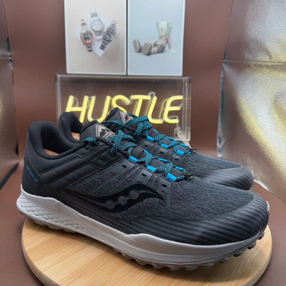 Saucony Mad River TR 2 'Charcoal Black' Men’s Sz 14